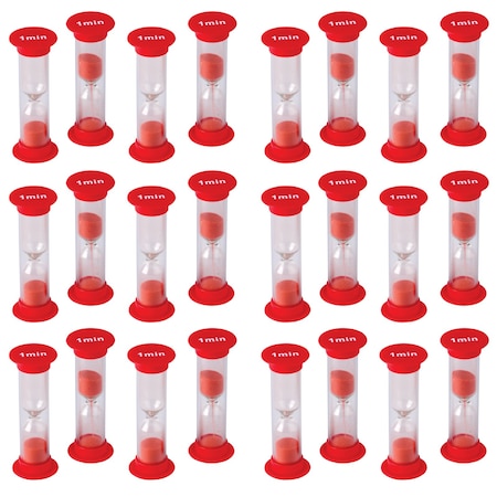 Teacher Created Resources Sand Timer, Mini, 1 Minute, PK24 TCR20753